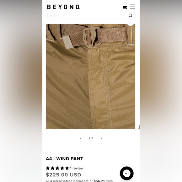 BEYOND Wind Pant NWT - Picture 5 of 16